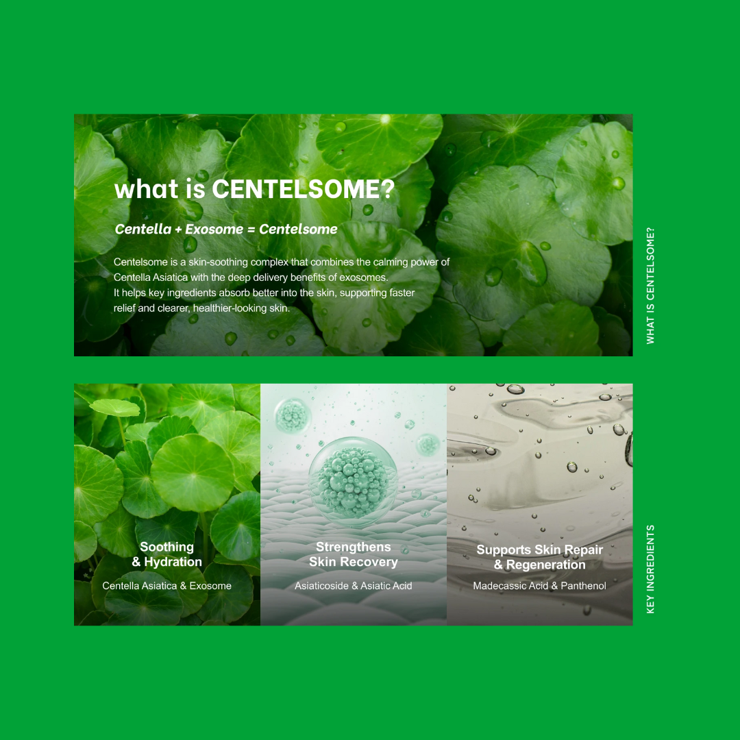 Centella Exosome 5X Soothing Toner 200ml Green Tea Facial Toner Dermatologist-Tested for Sensitive